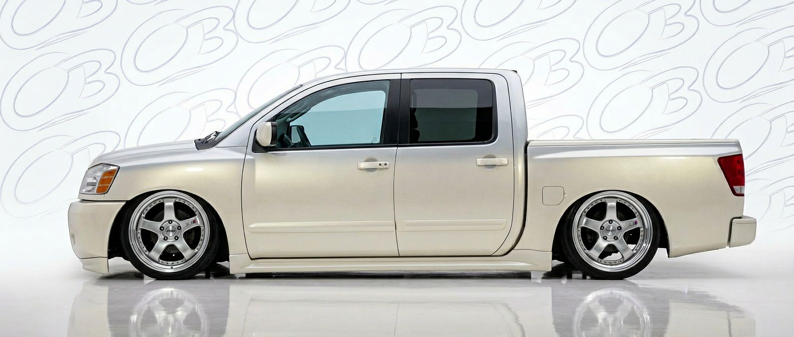 Professional automotive photography of a 2010 Nissan Titan with high-fidelity 2010.