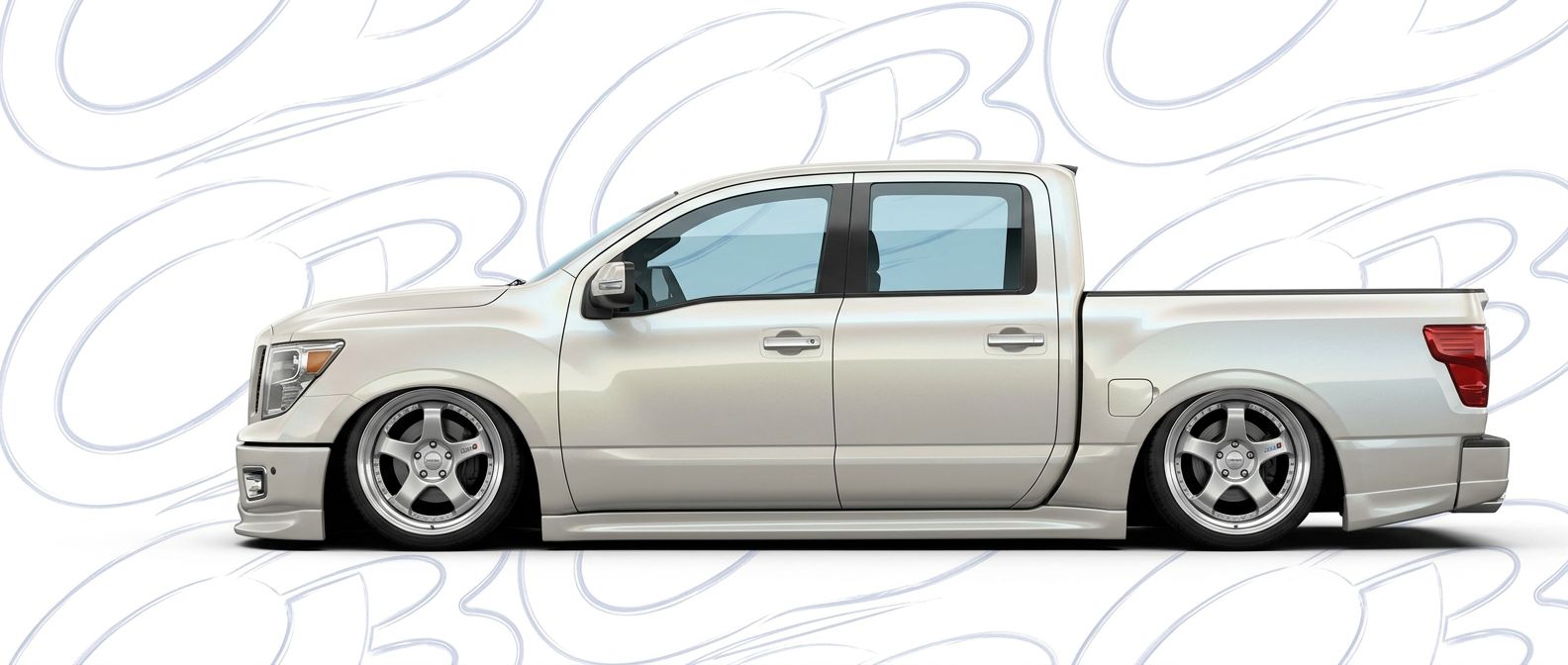 Top-tier 2016 Nissan Titan 2016 featuring a high-gloss finish and carbon fiber weave.