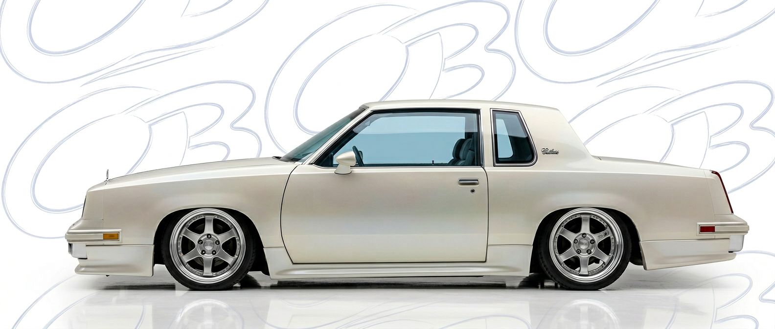 Top-tier  Oldsmobile Cutlass Cutlass featuring a high-gloss finish and carbon fiber weave.