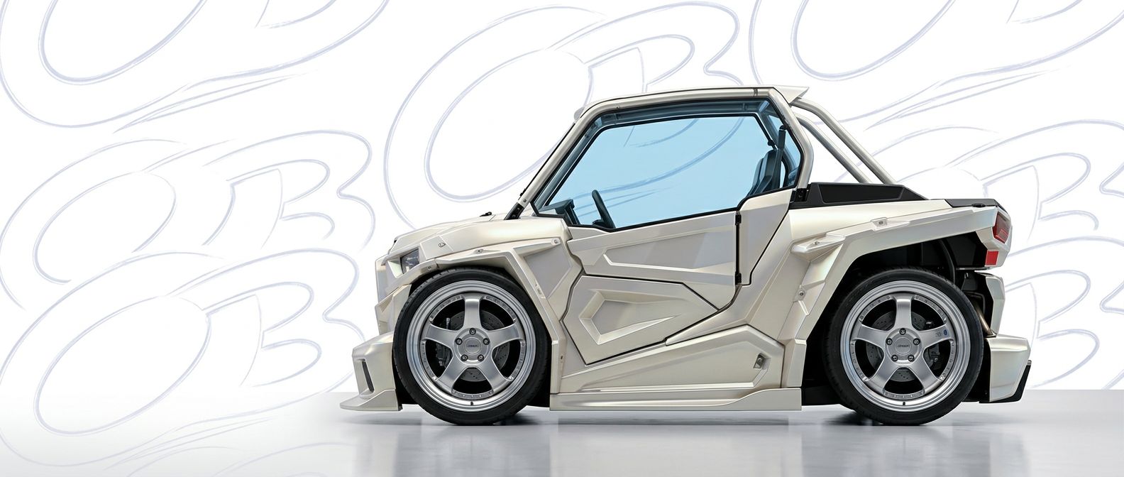 Aerodynamic 2016 Polaris RzR 1000 2016 - Sleek design for enhanced vehicle styling.