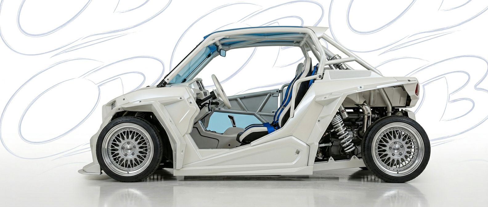 Detailed view of  Polaris RzR 1000 RzR 1000 featuring lightweight, durable construction.