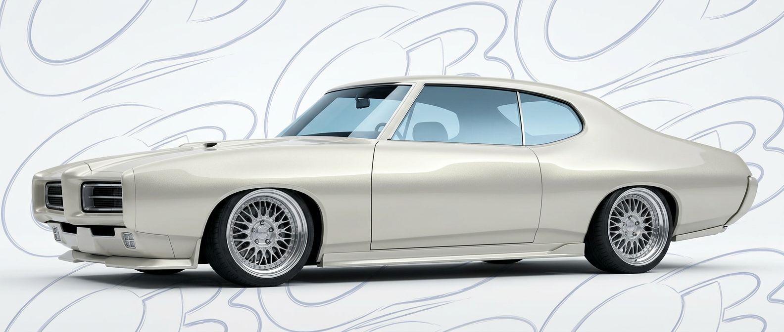 Top-tier  Pontiac  Pontiac featuring a high-gloss finish and carbon fiber weave.