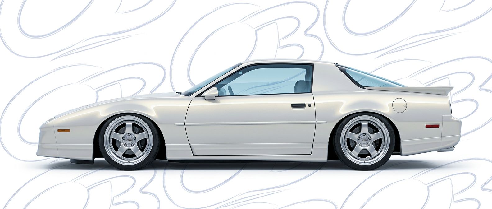 Top-tier 1991 Pontiac Firebird 1991 featuring a high-gloss finish and carbon fiber weave.