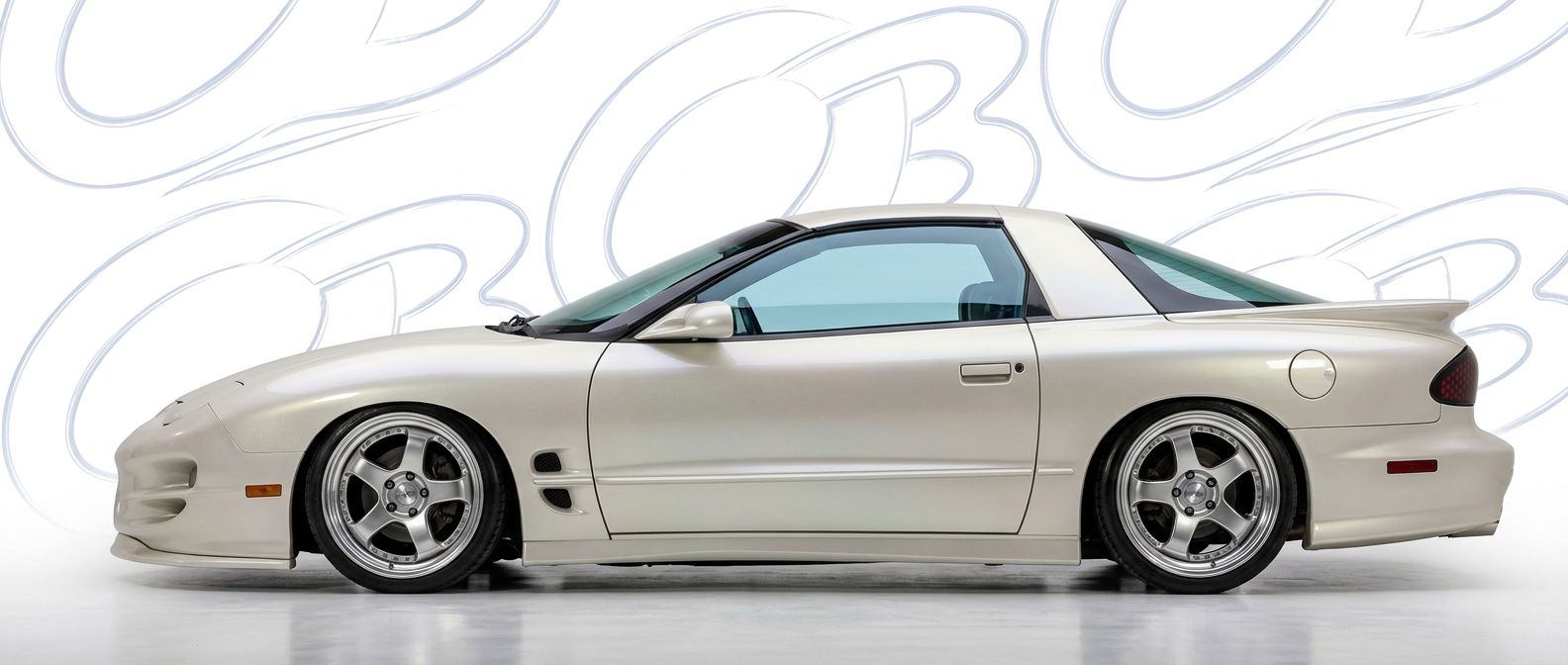 Professional automotive photography of a  Pontiac Firebird with high-fidelity Firebird.
