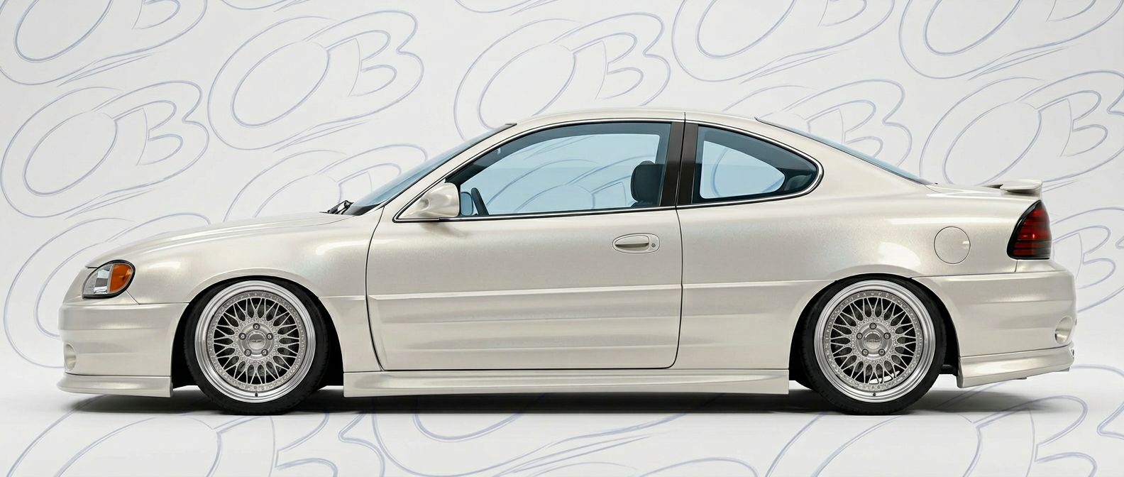 Front-angle view of 2004 Pontiac Grand Am 2004 - Durable and stylish exterior enhancement.