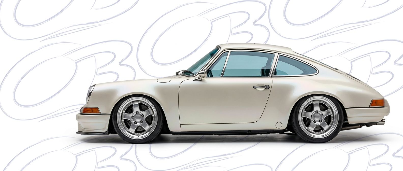 Professional automotive photography of a 1973 Porsche 911 with high-fidelity 1973.