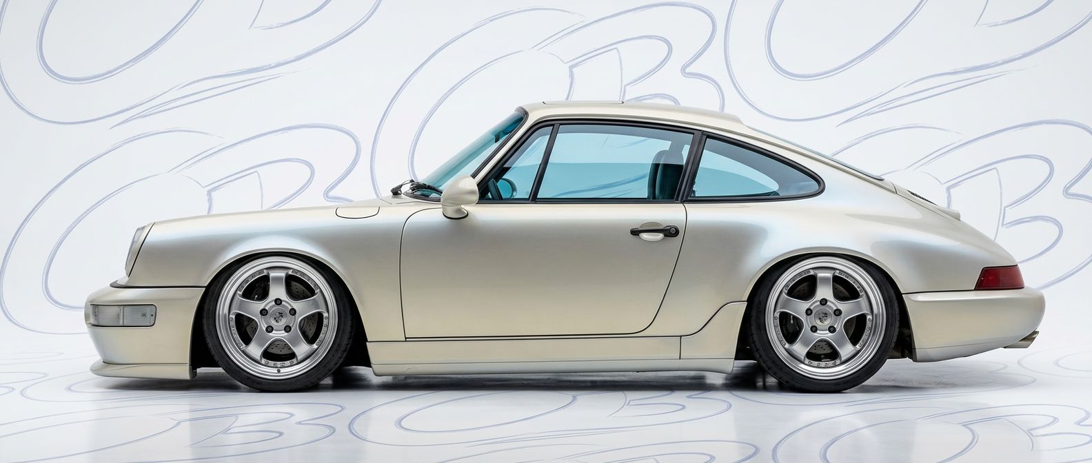Front-angle view of 1989 Porsche 911 1989 - Durable and stylish exterior enhancement.