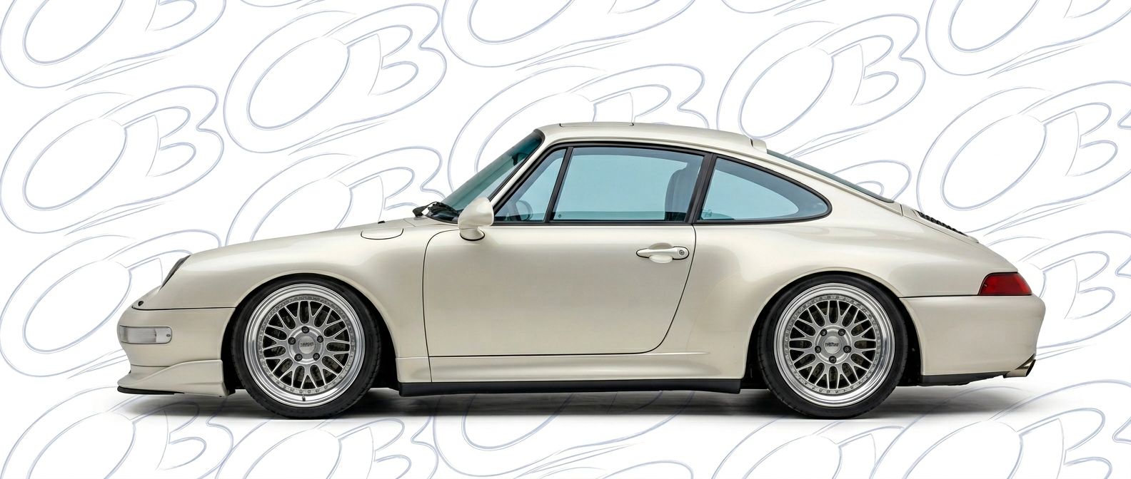 Professional automotive photography of a 1997 Porsche 911 with high-fidelity 1997.