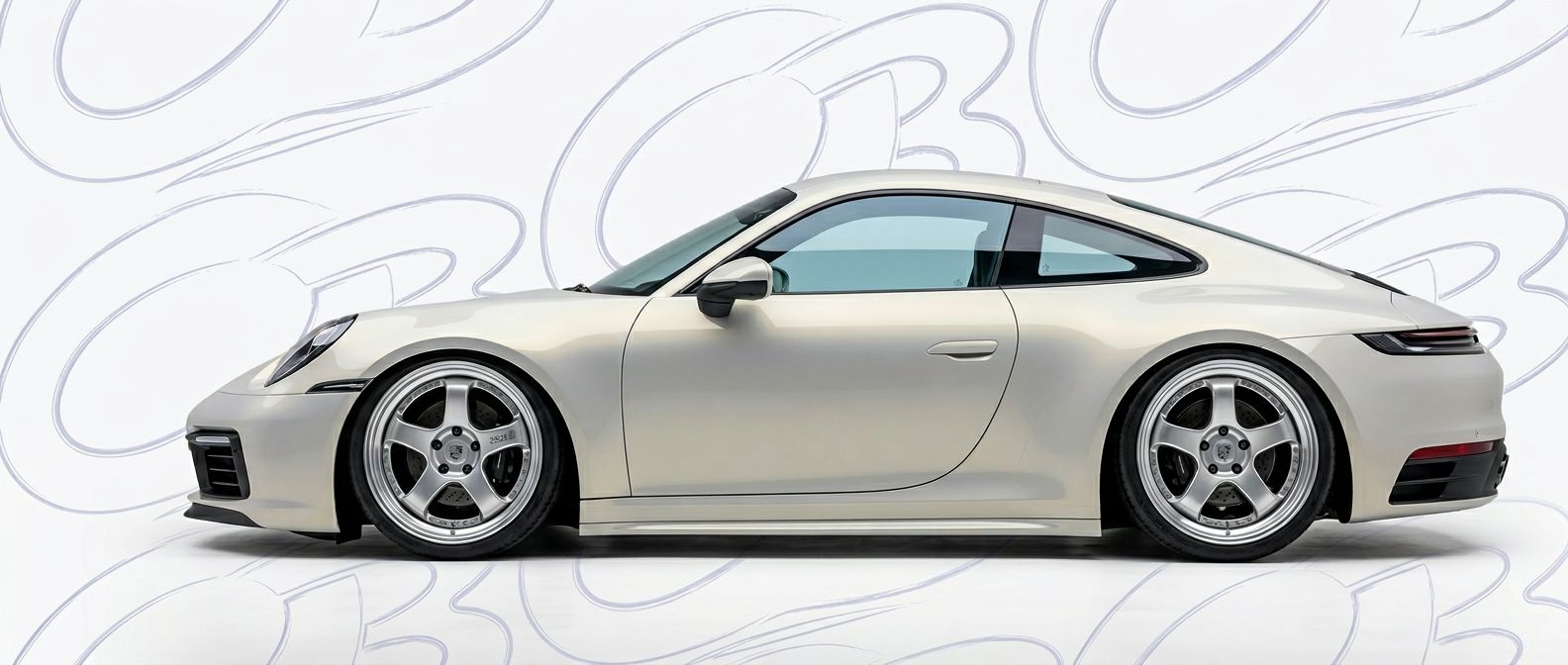 Detailed view of 2022 Porsche 911 2022 featuring lightweight, durable construction.
