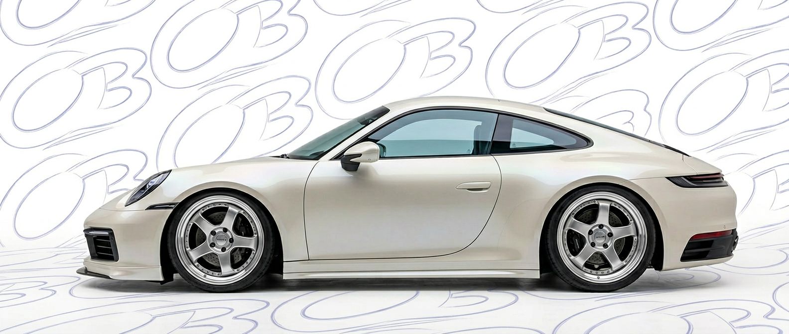 Front-angle view of 2024 Porsche 911 2024 - Durable and stylish exterior enhancement.