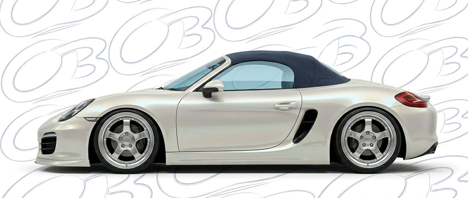 Aerodynamic  Porsche Boxster Boxster - Sleek design for enhanced vehicle styling.