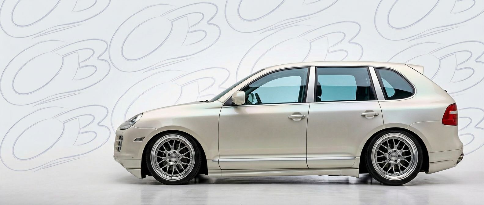 Front-angle view of 2004 Porsche Cayenne 2004 - Durable and stylish exterior enhancement.