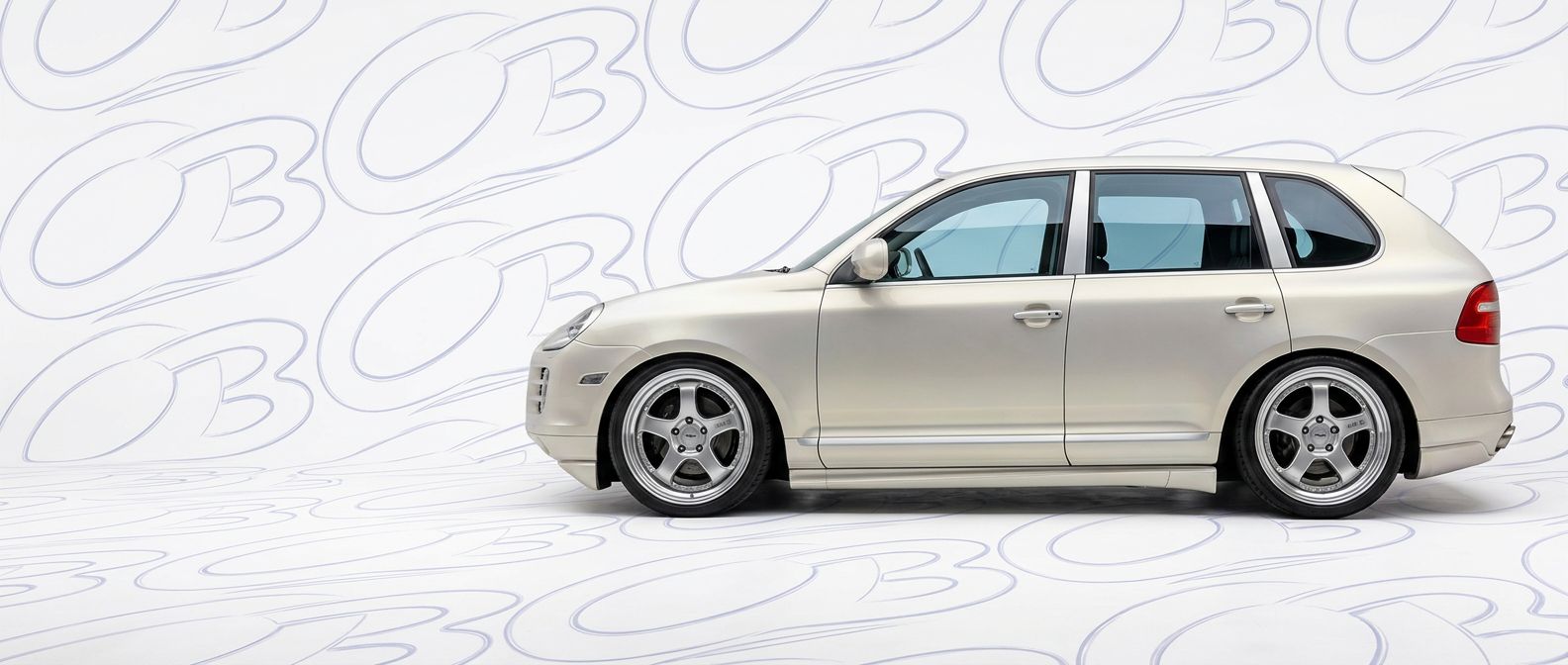 Front-angle view of 2005 Porsche Cayenne 2005 - Durable and stylish exterior enhancement.