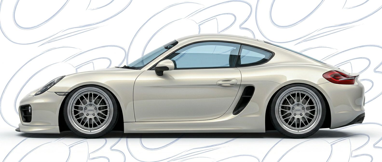 Aerodynamic 2013 Porsche Cayman 2013 - Sleek design for enhanced vehicle styling.