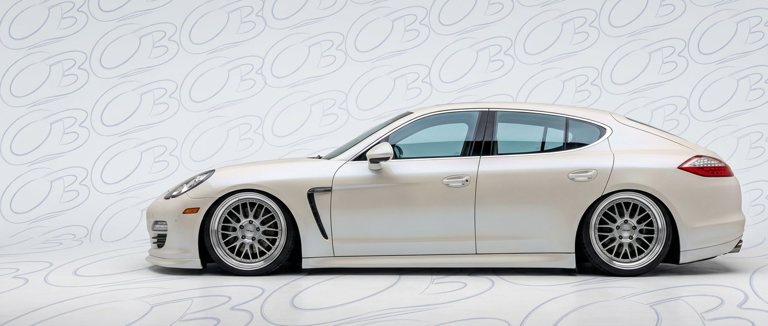 Detailed view of  Porsche Panamera Panamera featuring lightweight, durable construction.