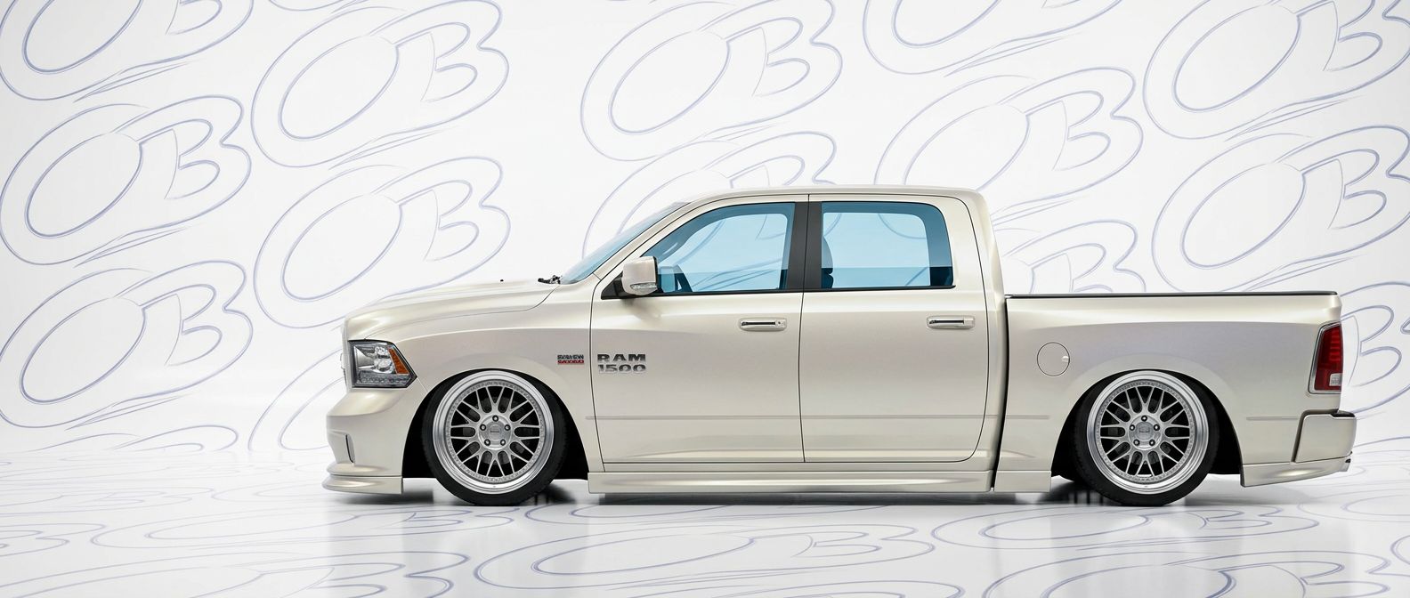 Top-tier 2013 Ram 1500 2013 featuring a high-gloss finish and carbon fiber weave.