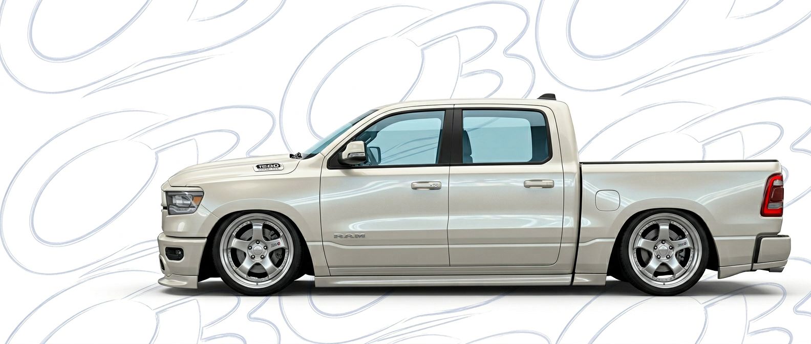 Detailed view of 2023 Ram 1500 2023 featuring lightweight, durable construction.