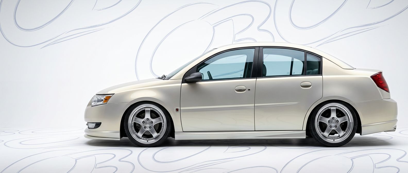 Detailed view of  Saturn ION ION featuring lightweight, durable construction.