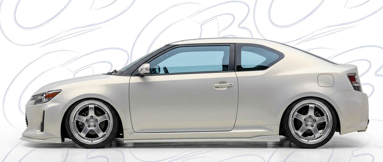 Front-angle view of 2015 Scion tC 2015 - Durable and stylish exterior enhancement.