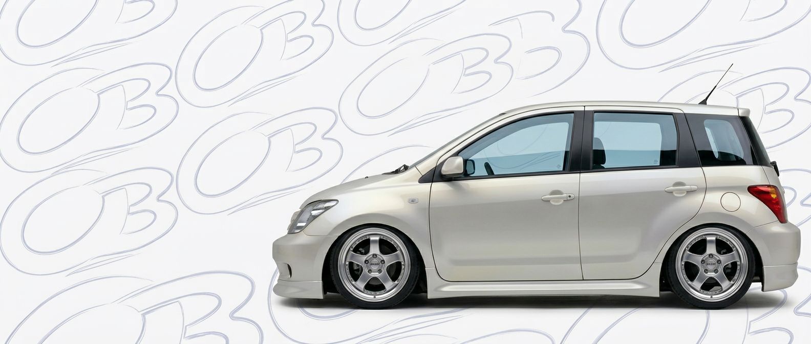 Professional automotive photography of a 2006 Scion xA with high-fidelity 2006.