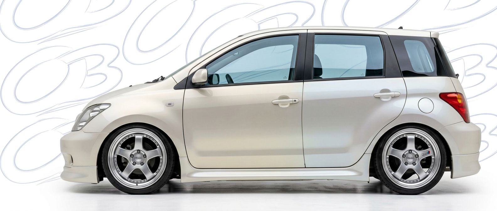 Professional automotive photography of a 2007 Scion xA with high-fidelity 2007.