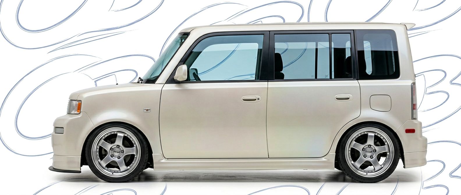 Aerodynamic  Scion xB xB - Sleek design for enhanced vehicle styling.