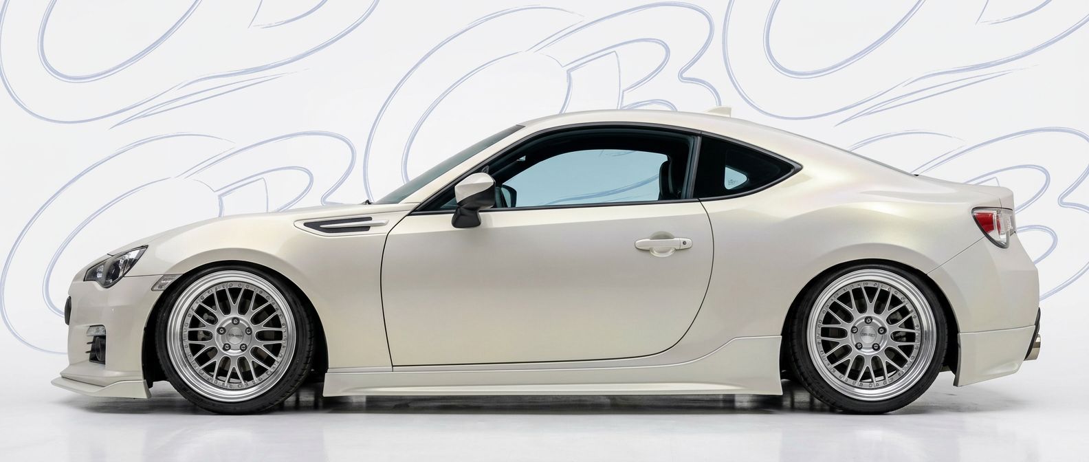Professional automotive photography of a 2013 Subaru BRZ with high-fidelity 2013.