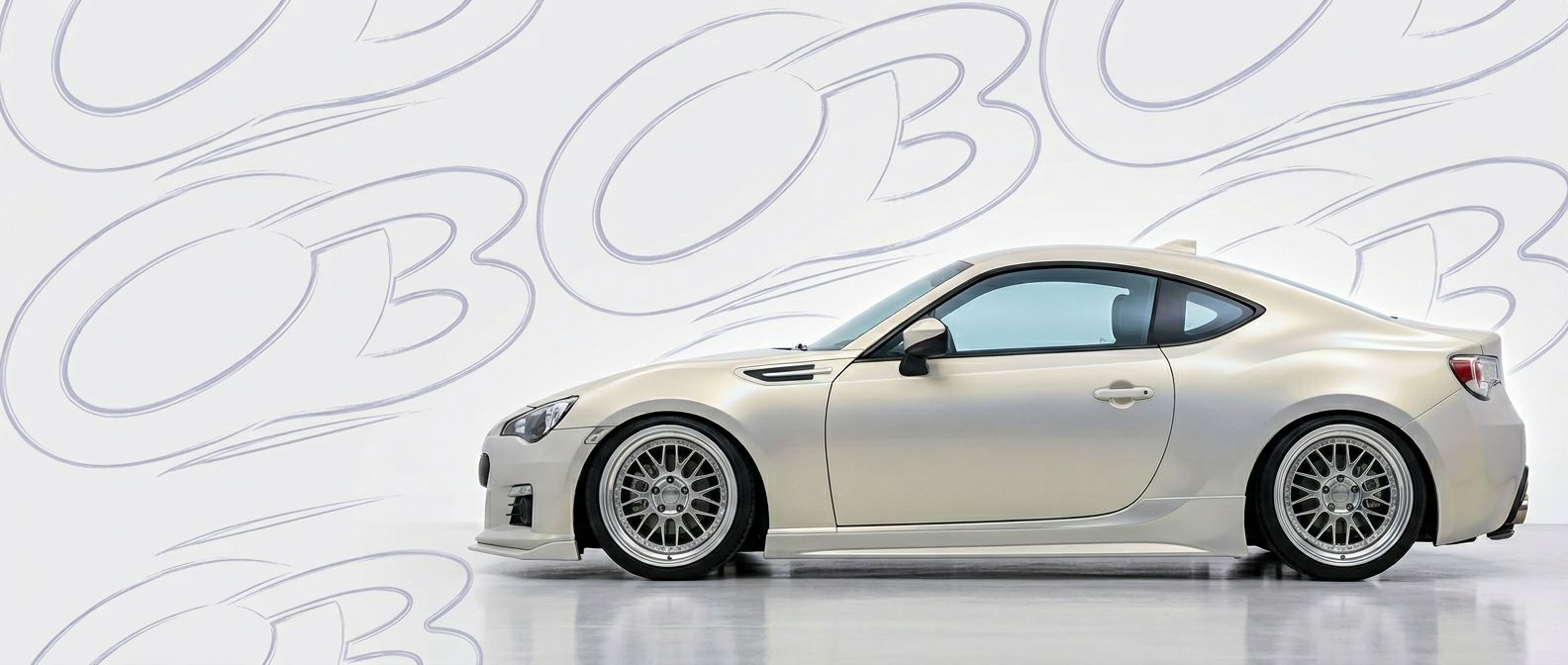 Top-tier 2014 Subaru BRZ 2014 featuring a high-gloss finish and carbon fiber weave.