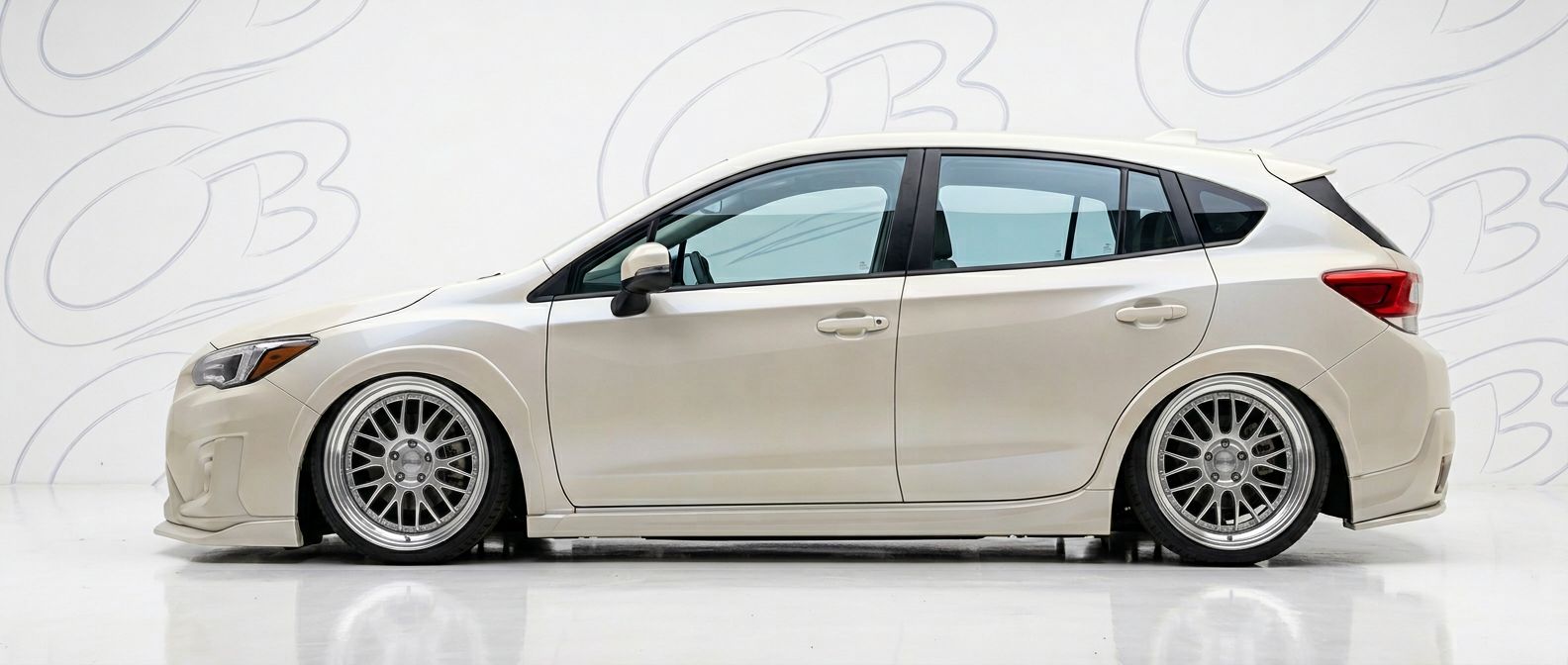 Top-tier  Subaru Crosstrek Crosstrek featuring a high-gloss finish and carbon fiber weave.