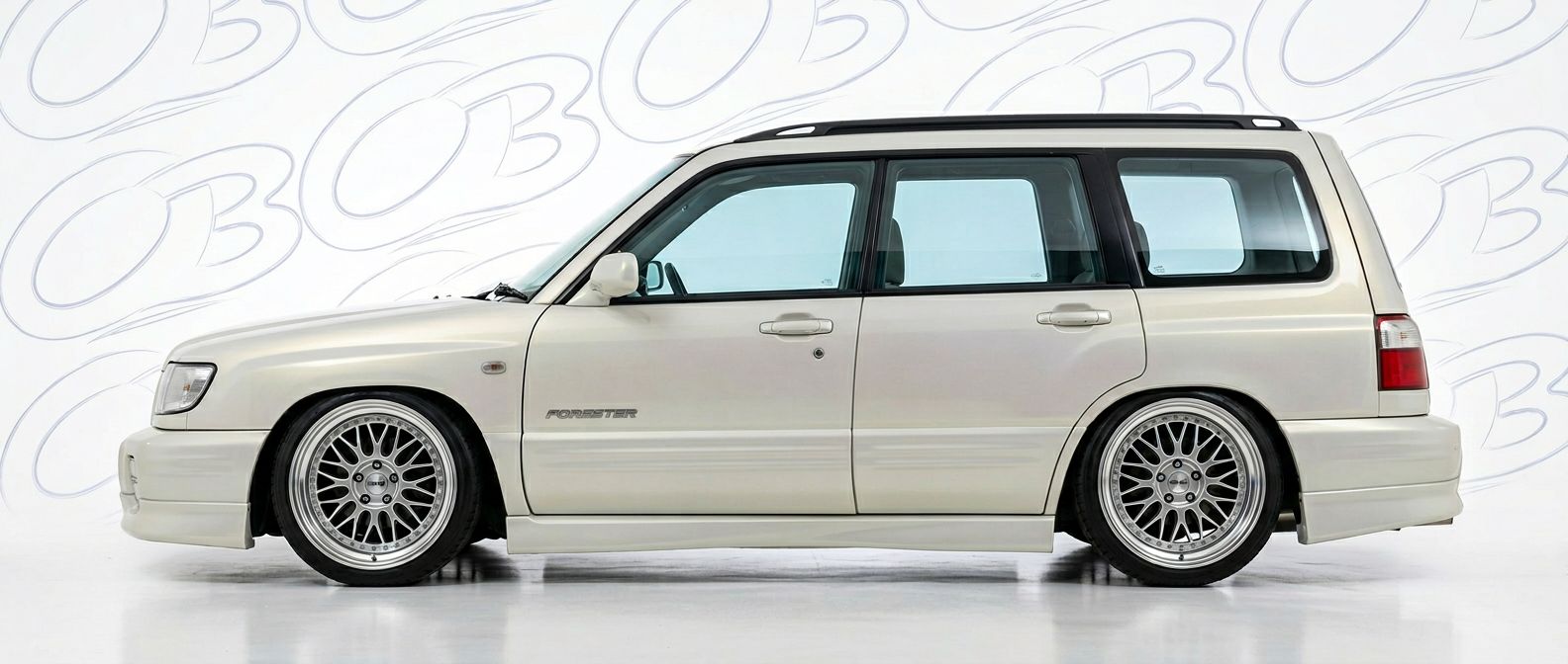 Professional automotive photography of a 1998 Subaru Forester with high-fidelity 1998.