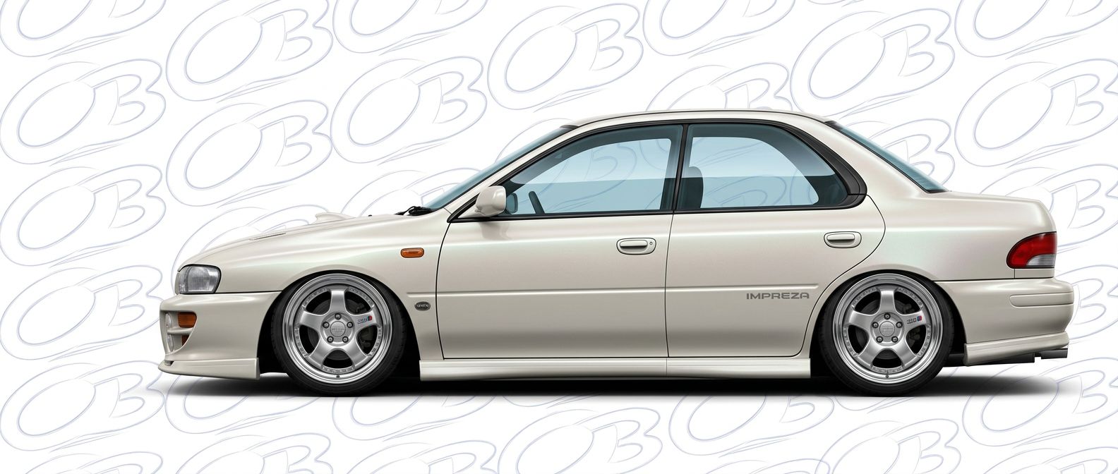 Subaru Impreza 1993 - Bodykits, Bumpers, Fenders and more... Front-angle view of 1993 Subaru Impreza 1993 - Durable and stylish exterior enhancement.