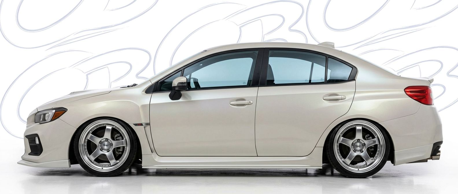 Professional automotive photography of a 2019 Subaru WRX with high-fidelity 2019.