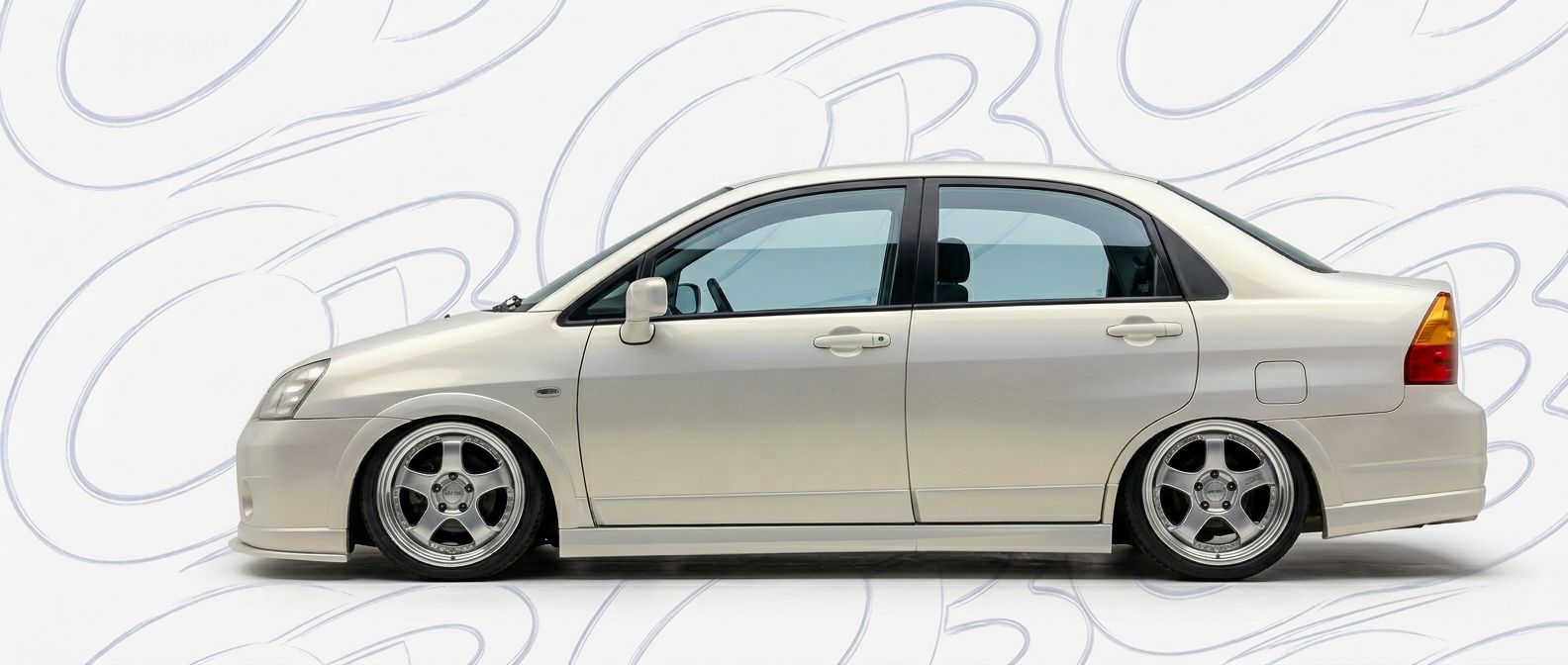 High-quality 2005 Suzuki Aerio 2005 exterior shot with professional studio lighting.