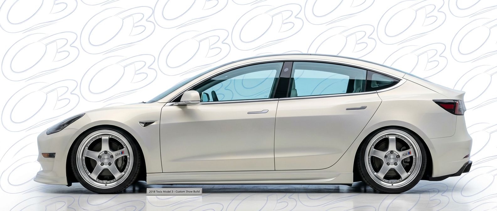 Front-angle view of 2018 Tesla 3 2018 - Durable and stylish exterior enhancement.