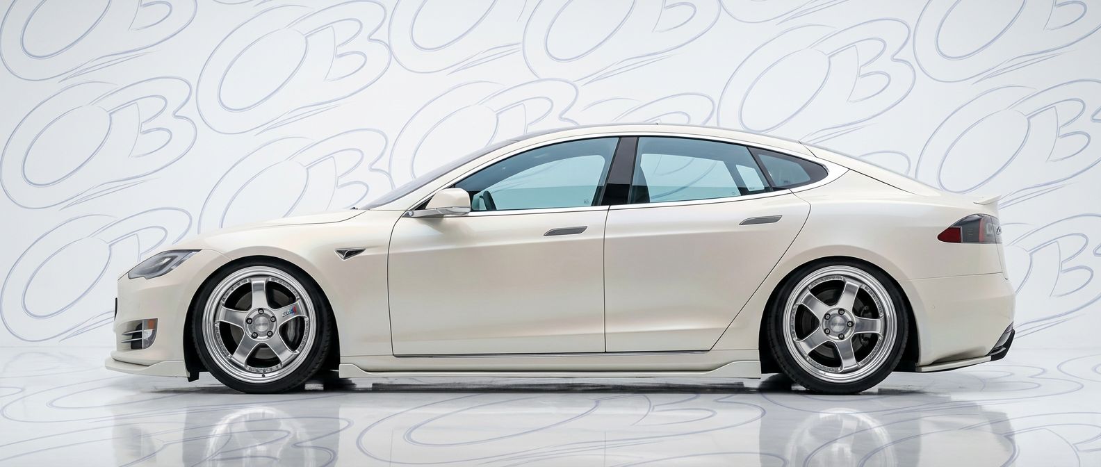 Front-angle view of 2021 Tesla S 2021 - Durable and stylish exterior enhancement.