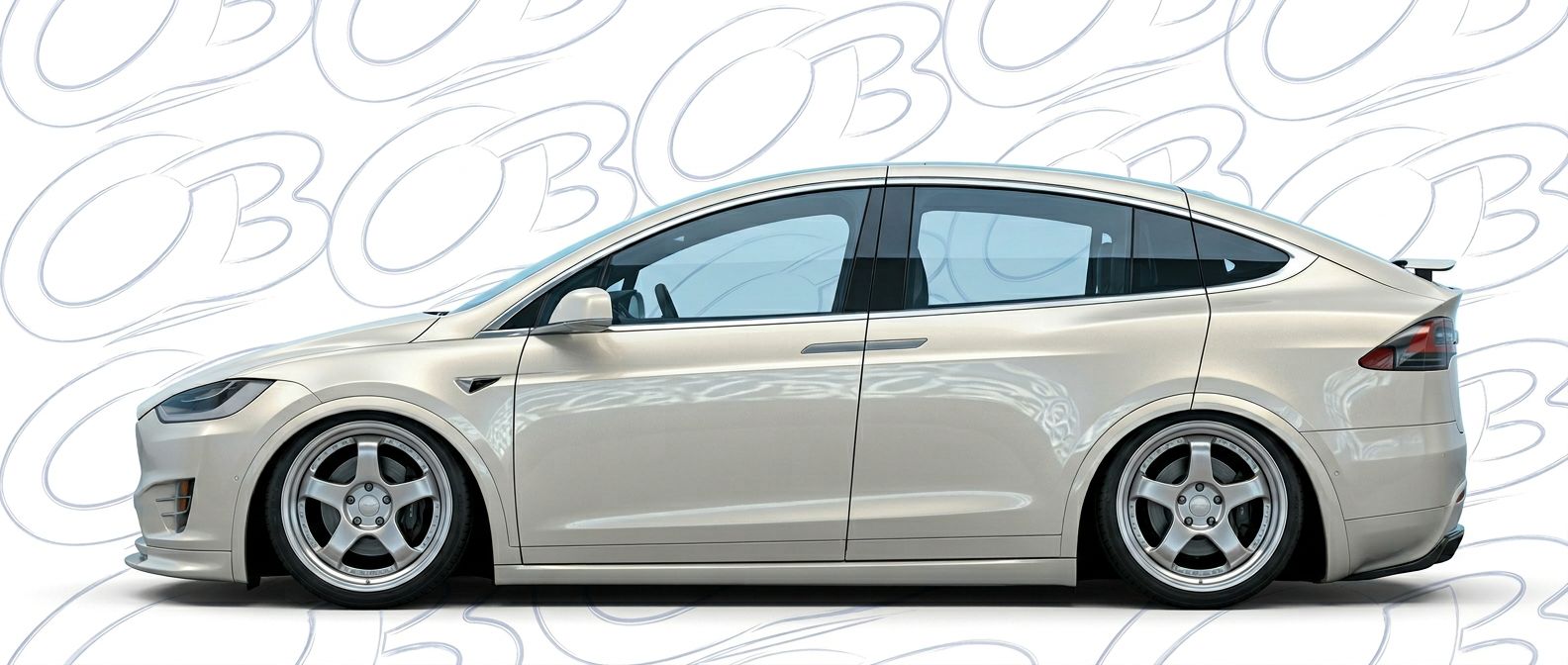 Custom 2019 for 2019 Tesla X - Premium aerodynamic automotive body parts.