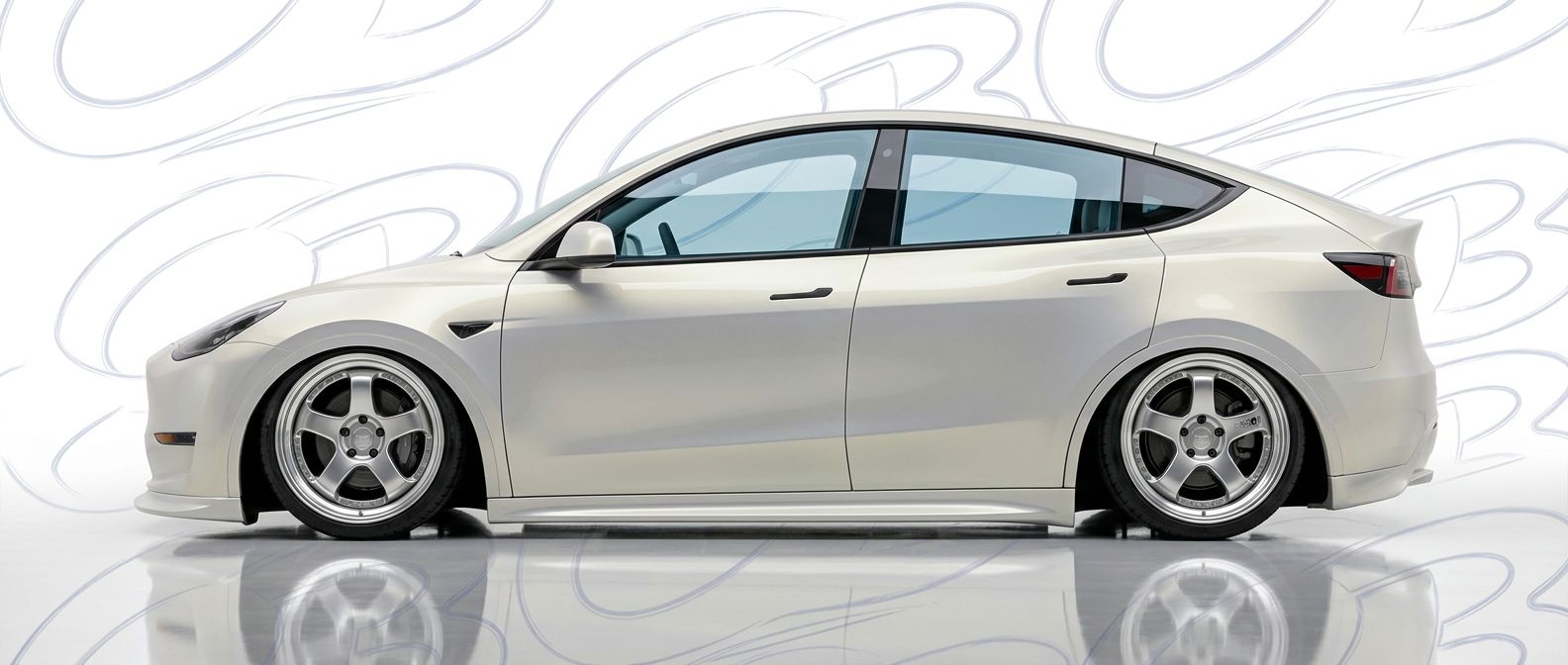 Custom 2021 for 2021 Tesla Y - Premium aerodynamic automotive body parts.