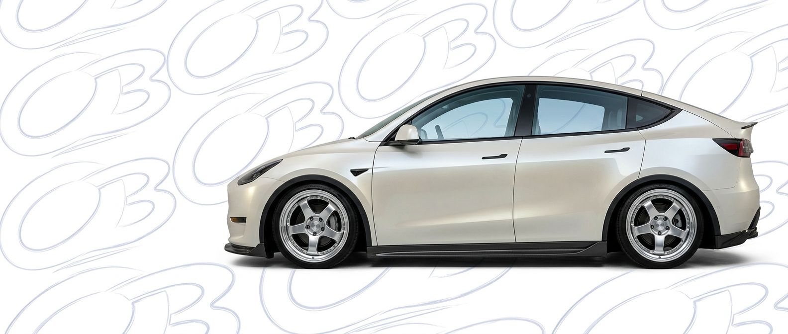 Detailed view of 2023 Tesla Y 2023 featuring lightweight, durable construction.