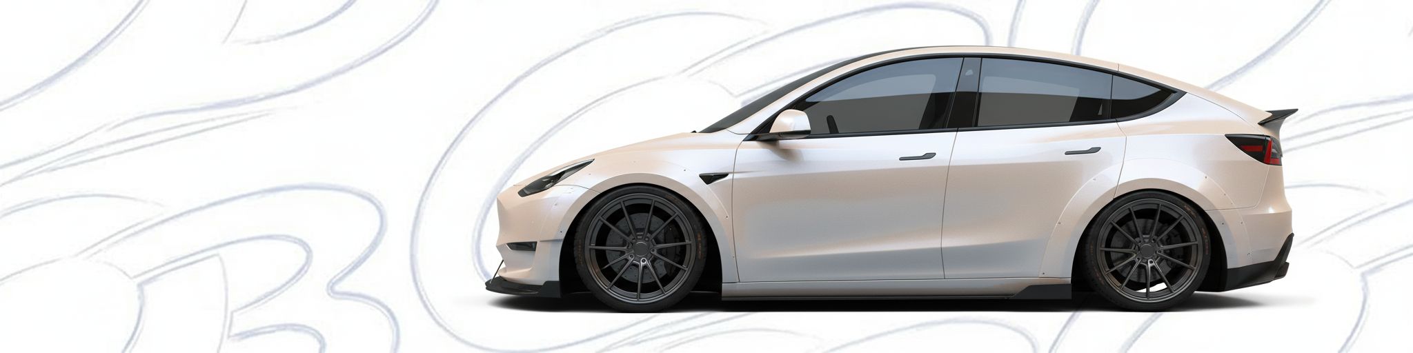Custom Y for  Tesla Y - Premium aerodynamic automotive body parts.