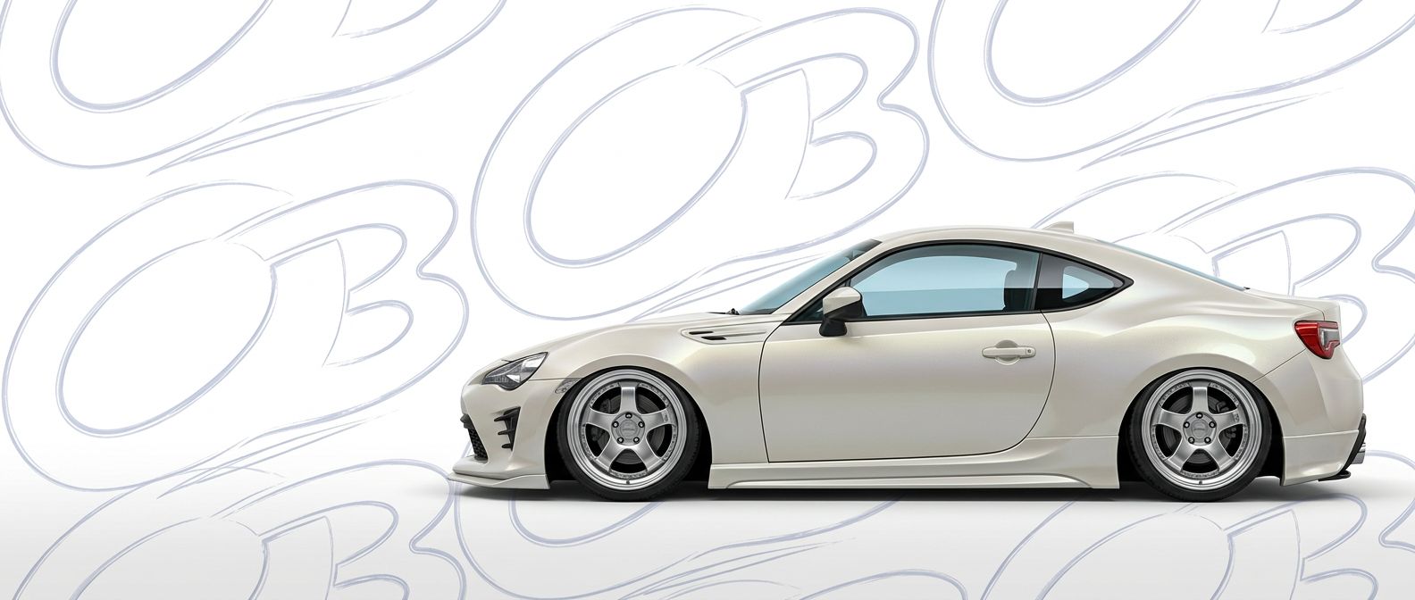 Aerodynamic 2018 Toyota 86 2018 - Sleek design for enhanced vehicle styling.