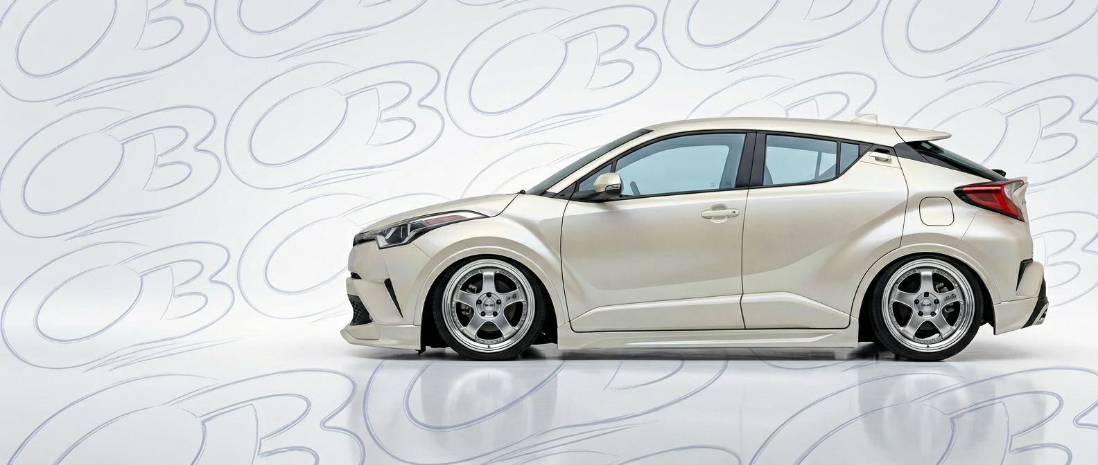 Top-tier 2020 Toyota C-HR 2020 featuring a high-gloss finish and carbon fiber weave.