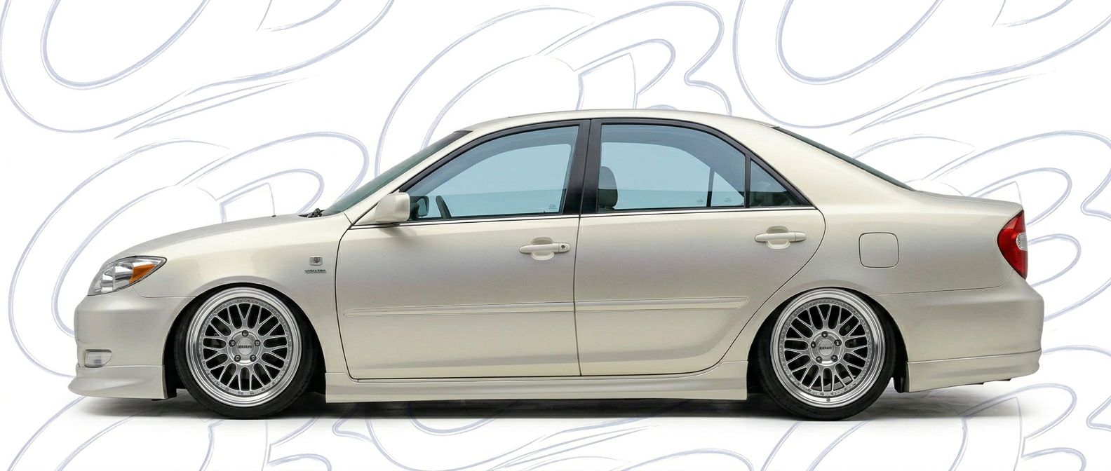 Top-tier 2002 Toyota Camry 2002 featuring a high-gloss finish and carbon fiber weave.
