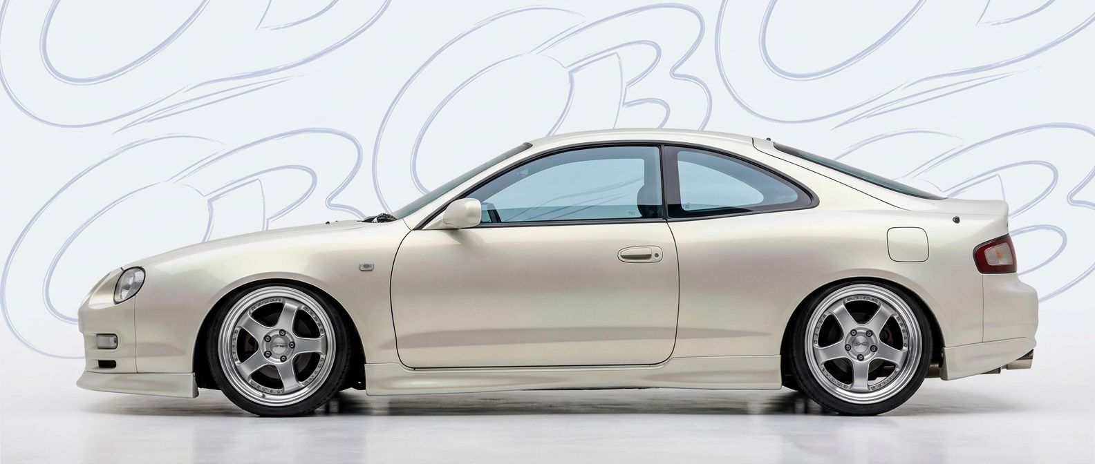 Top-tier 1997 Toyota Celica 1997 featuring a high-gloss finish and carbon fiber weave.