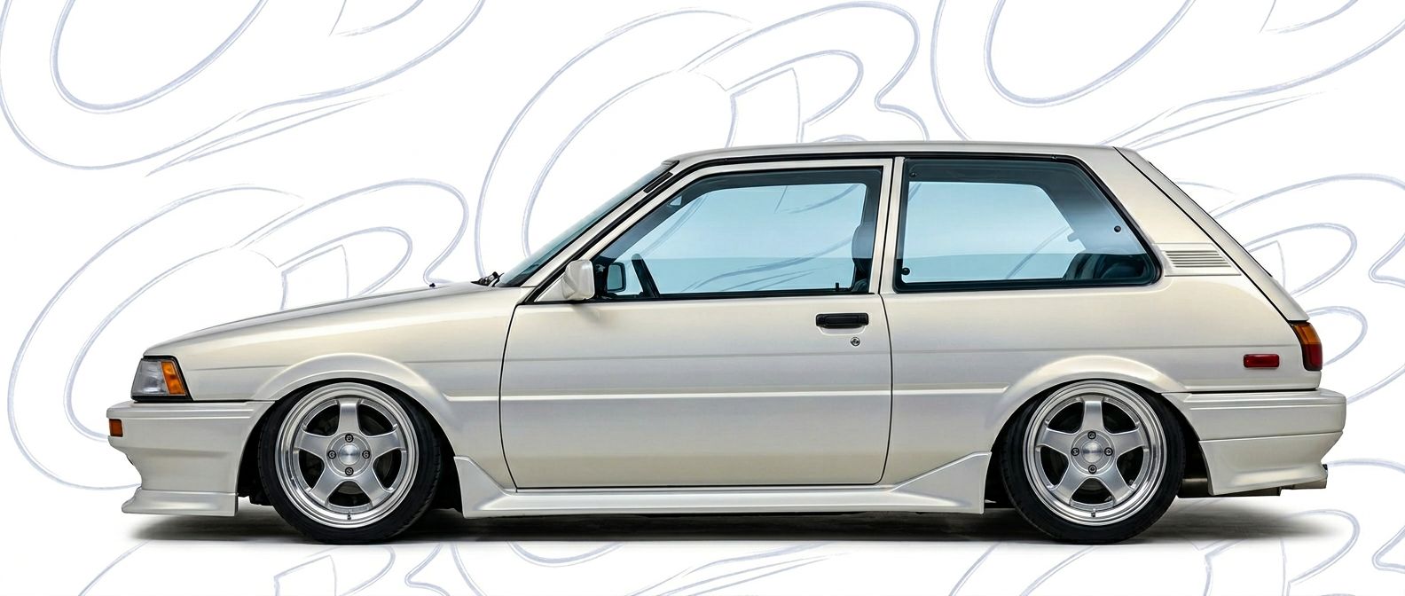 High-quality 1984 Toyota Corolla 1984 exterior shot with professional studio lighting.