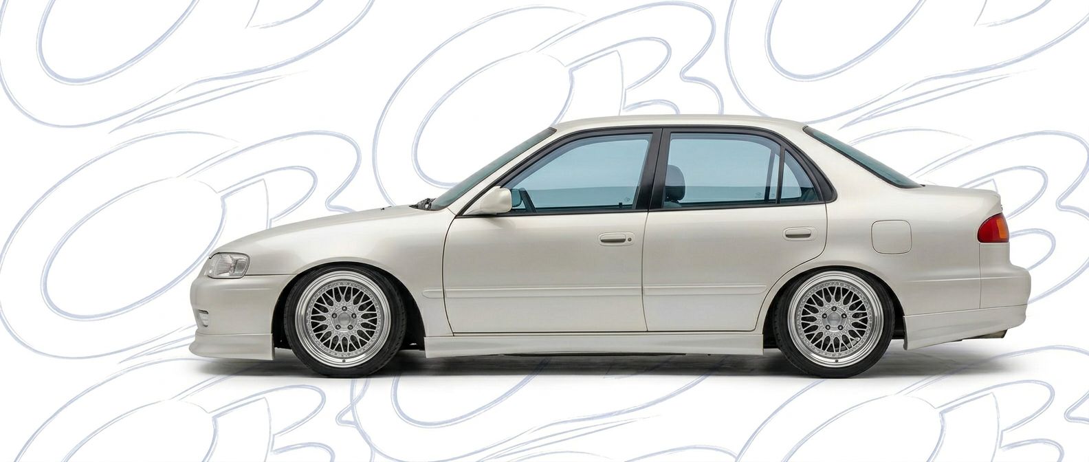 Detailed view of 2000 Toyota Corolla 2000 featuring lightweight, durable construction.