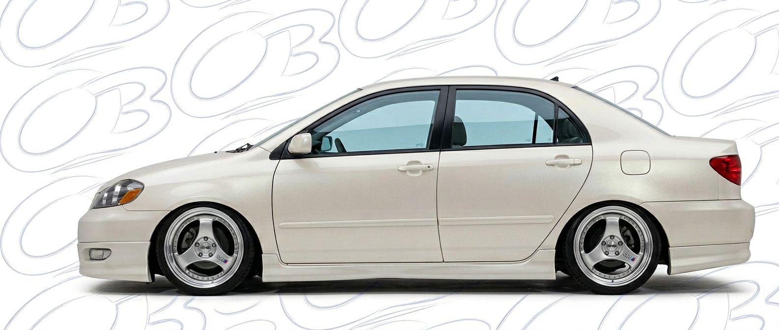 Professional automotive photography of a 2006 Toyota Corolla with high-fidelity 2006.