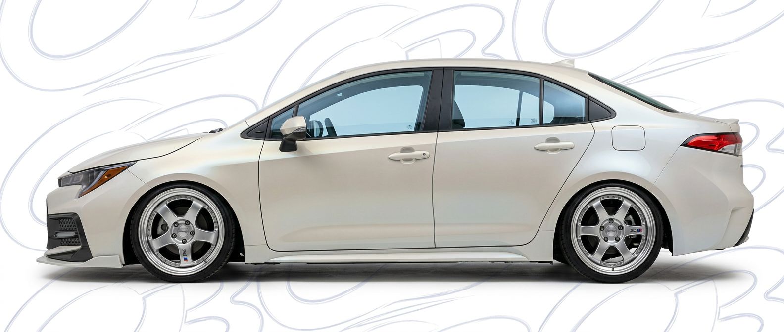 Front-angle view of 2019 Toyota Corolla 2019 - Durable and stylish exterior enhancement.