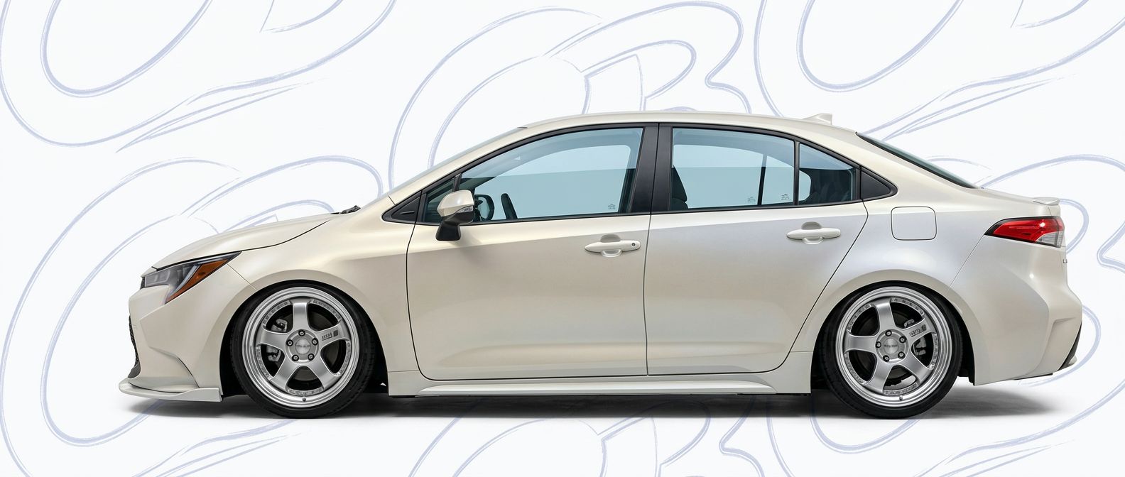 Custom 2020 for 2020 Toyota Corolla - Premium aerodynamic automotive body parts.