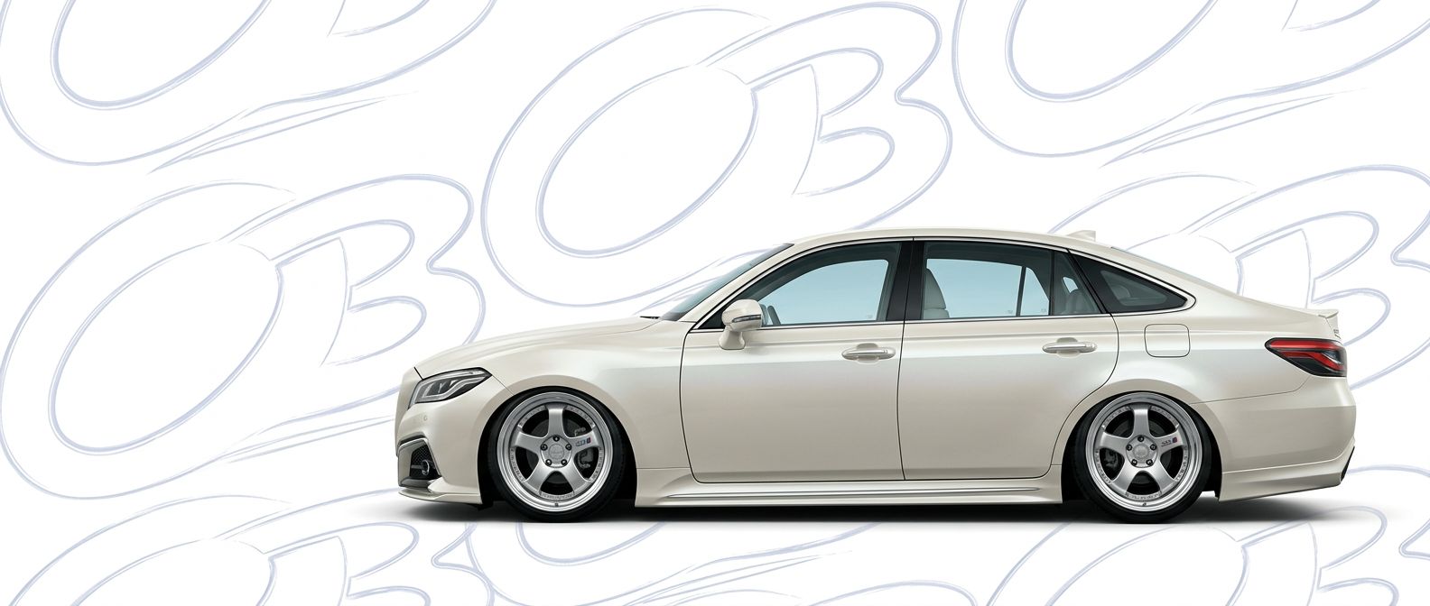 Front-angle view of  Toyota Crown 1994 - Durable and stylish exterior enhancement.