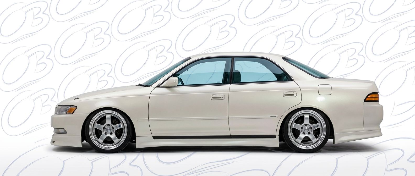 Top-tier 1992 Toyota Mark II 1992 featuring a high-gloss finish and carbon fiber weave.